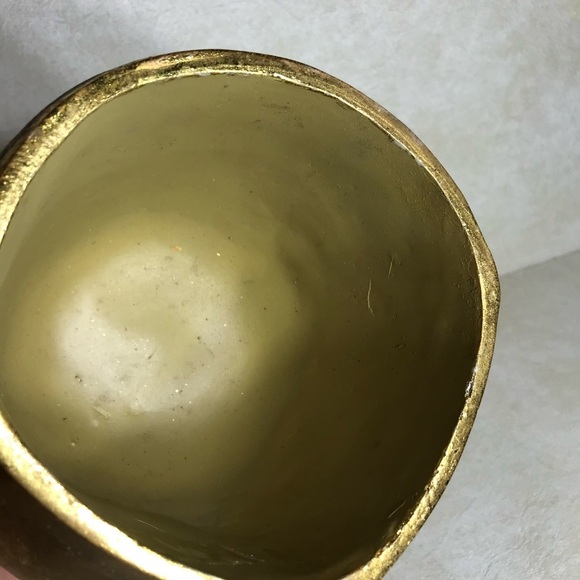 Rare BUDDAH UNIVERSAL 8" Approx GOLD FINISH PLASTER STATUARY Chest 2 PIECE - Picture 12 of 16